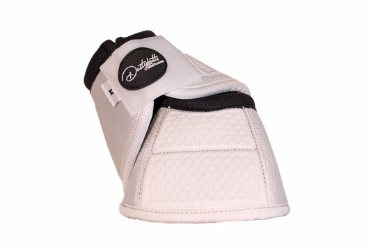 Dustybutts Equistride No Turn Bell Boots // White