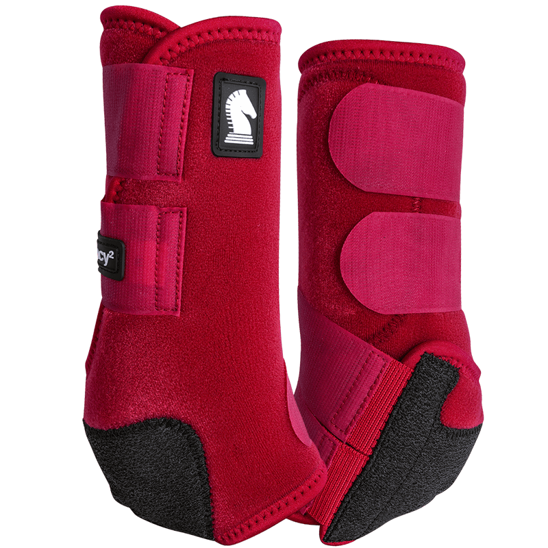 classic-equine-legacy-2-boots---crimson---set-of-4-leg-boots---dustybutts-australia-35929728
