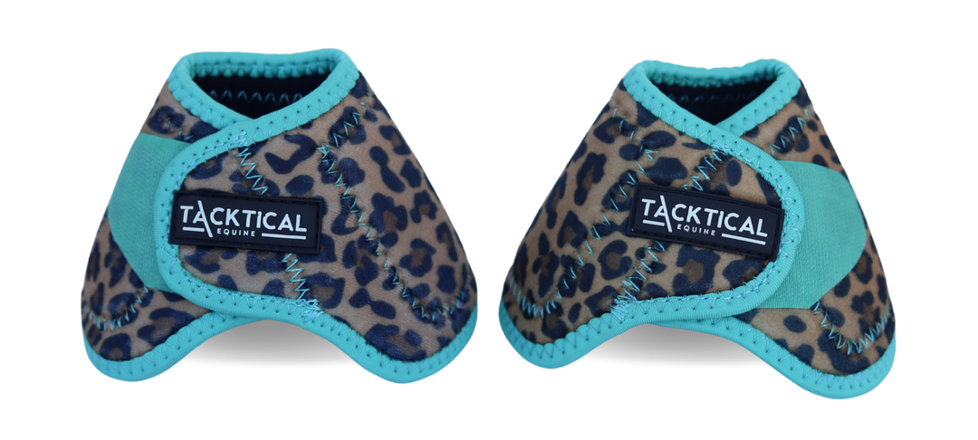 Tacktical Bell Boots - Leopard & Turquoise
