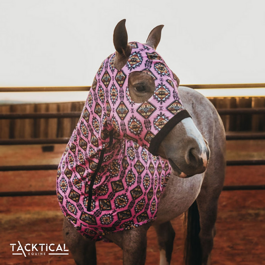 Tacktical Lycra Hood - Pink Sedona
