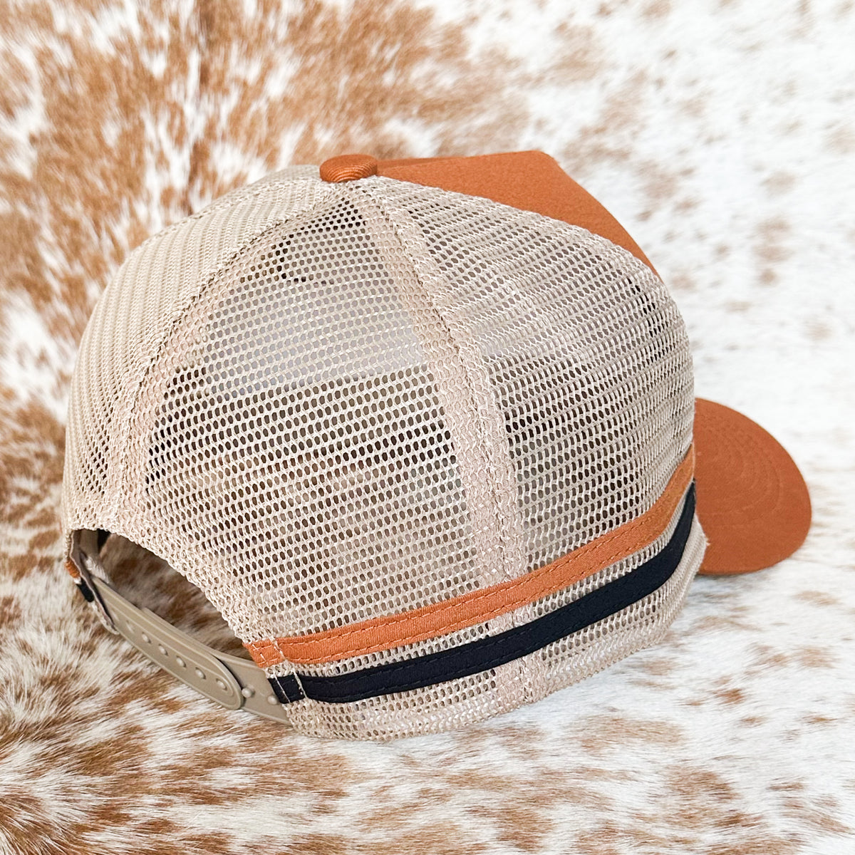 Dustybutts Trucker Cap // Tan & Black