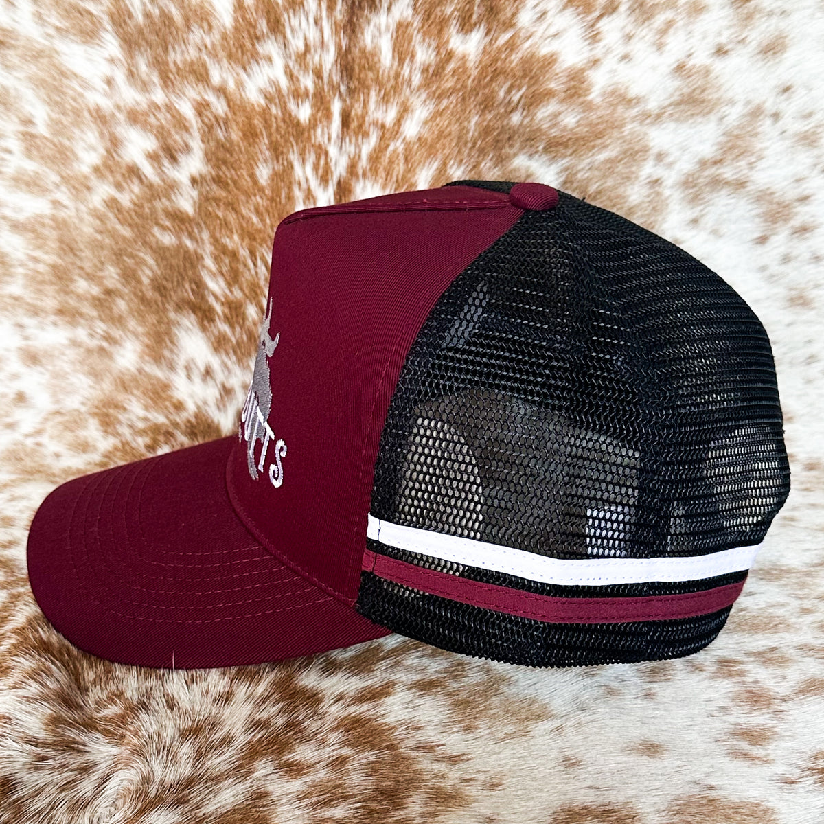 Dustybutts Trucker Cap // Maroon