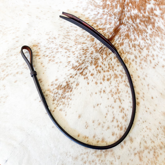 Dustybutts Rolled Harness Leather Quirt