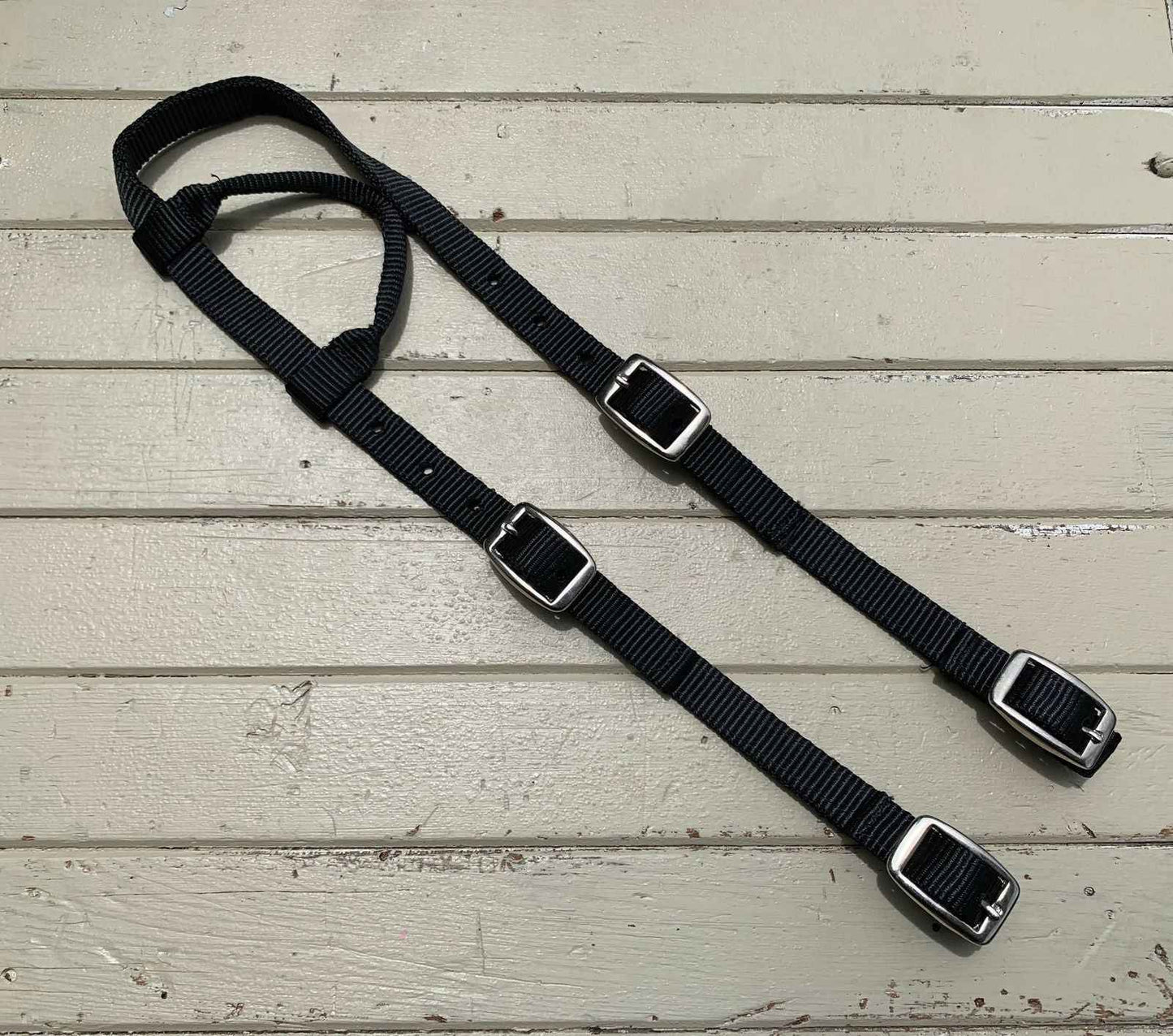 Nylon One Eared Quick Change Bridle // Black - Dustybutts Australia