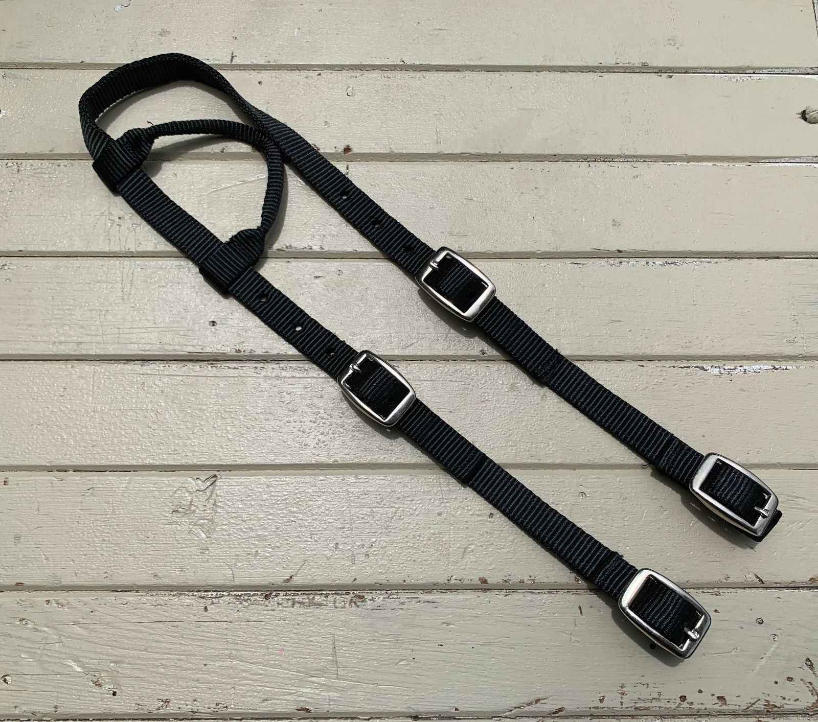 Nylon One Eared Quick Change Bridle // Black - Dustybutts Australia