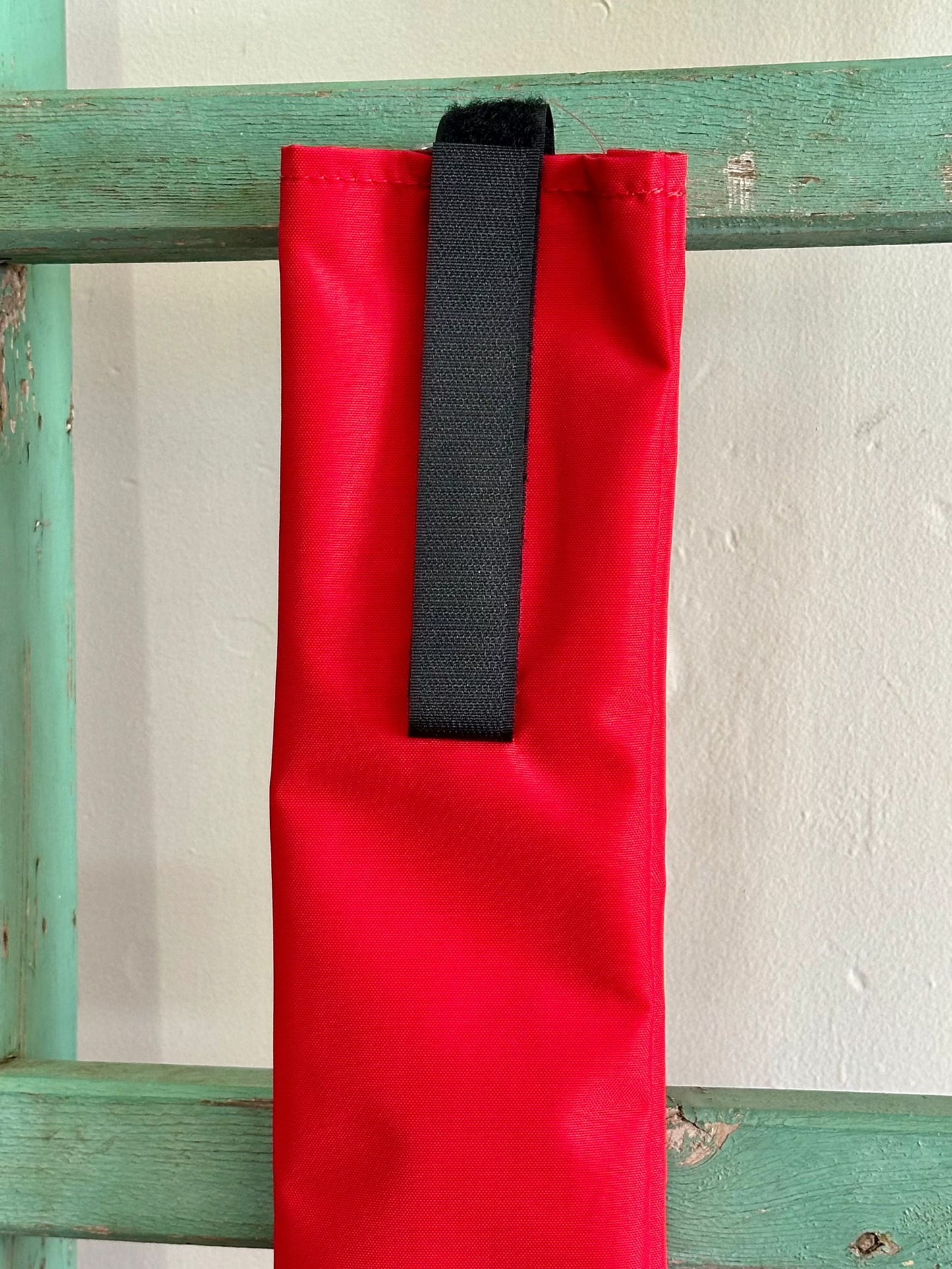 Red Tail Bag With Blue Whippers // Regular - Dustybutts Australia