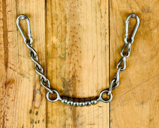 Stainless Steel Beaded Curb Chain - Dustybutts Australia