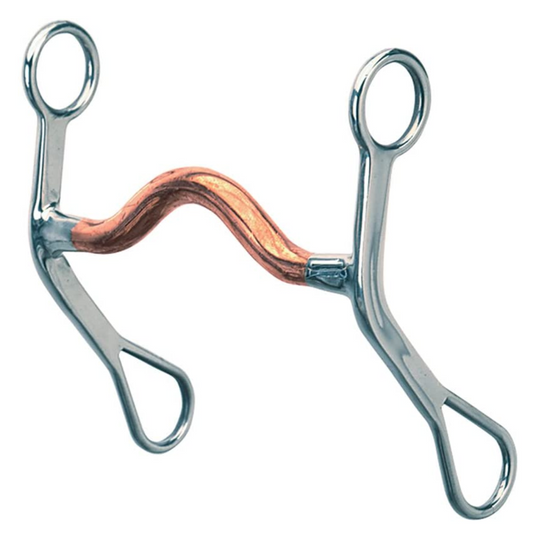 Stainless Steel Curb Bit "C" Cheek - Bits - Dustybutts Australia