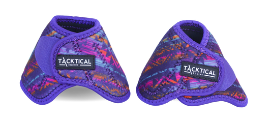 Tacktical Bell Boots - Purple Aztec - Dustybutts Australia