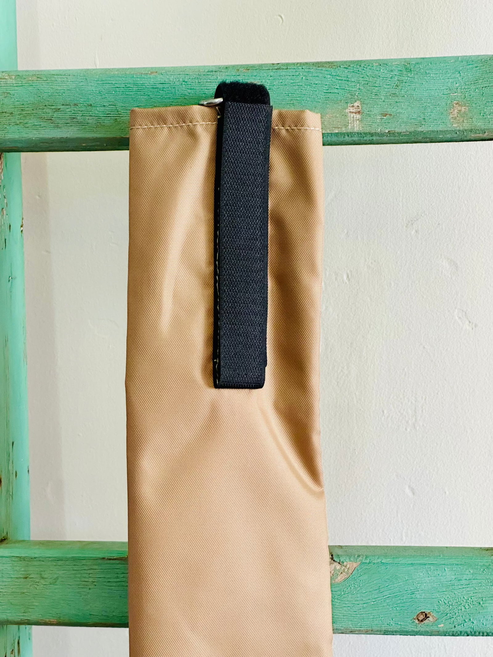 Tan Tail Bag With Green Whippers // Regular - Dustybutts Australia