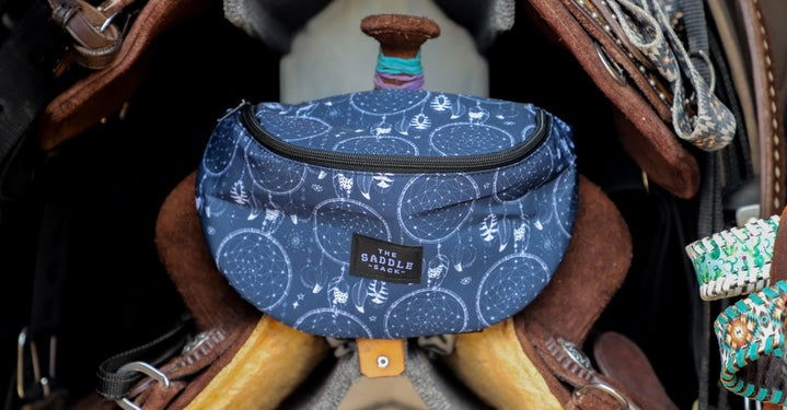 The Saddle Sack - Original - Navy Dreamcatcher - Dustybutts Australia