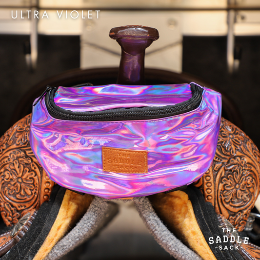 The Saddle Sack Pro - Holographic - Ultra Violet - Dustybutts Australia