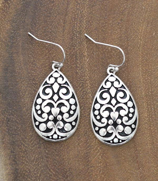 Western Teardrop Earrings -  - Dustybutts Australia