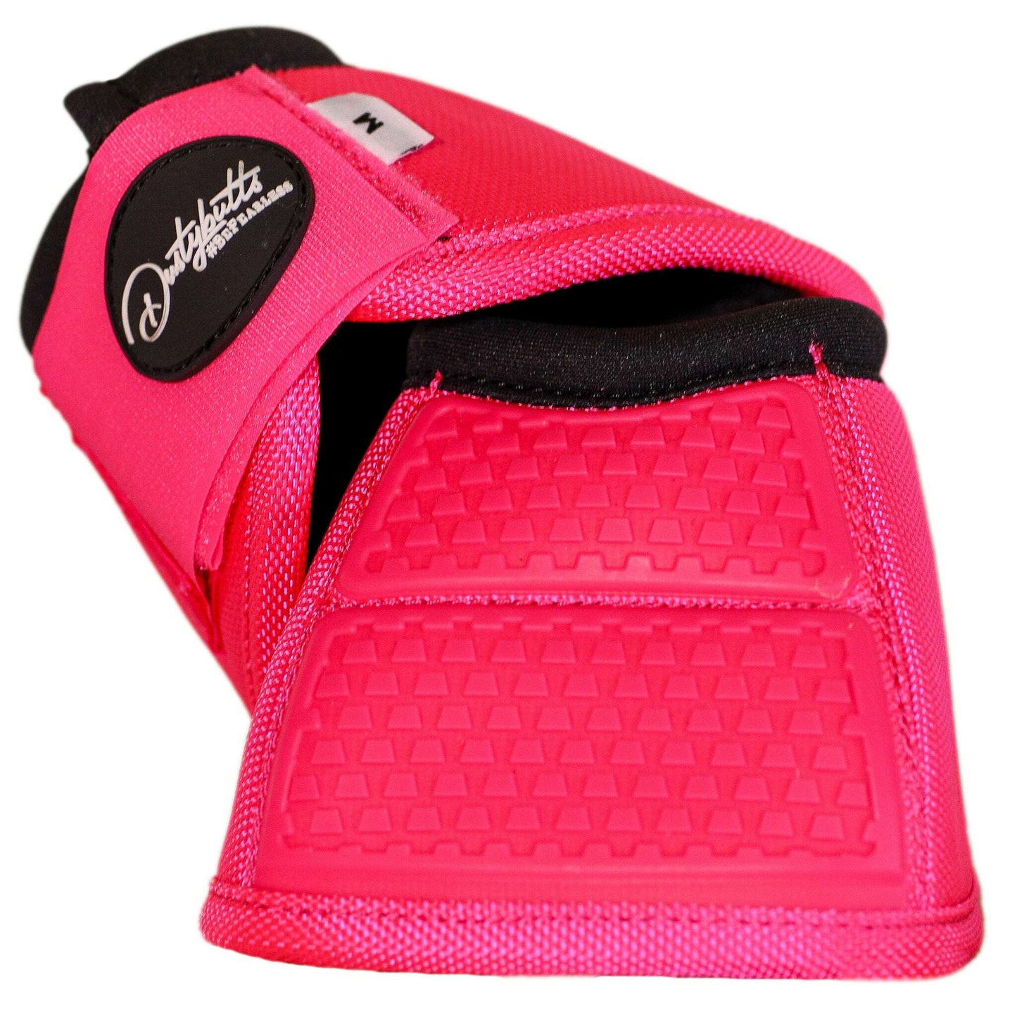 Dustybutts Equistride No Turn Bell Boots // Hot Pink