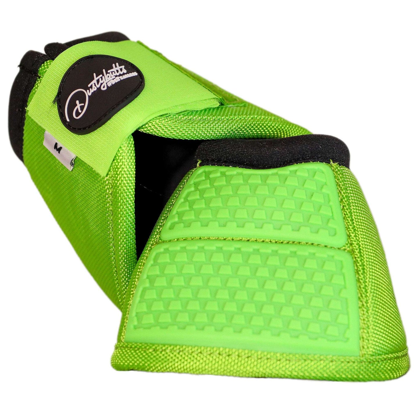 Dustybutts Equistride No Turn Bell Boots // Lime Green