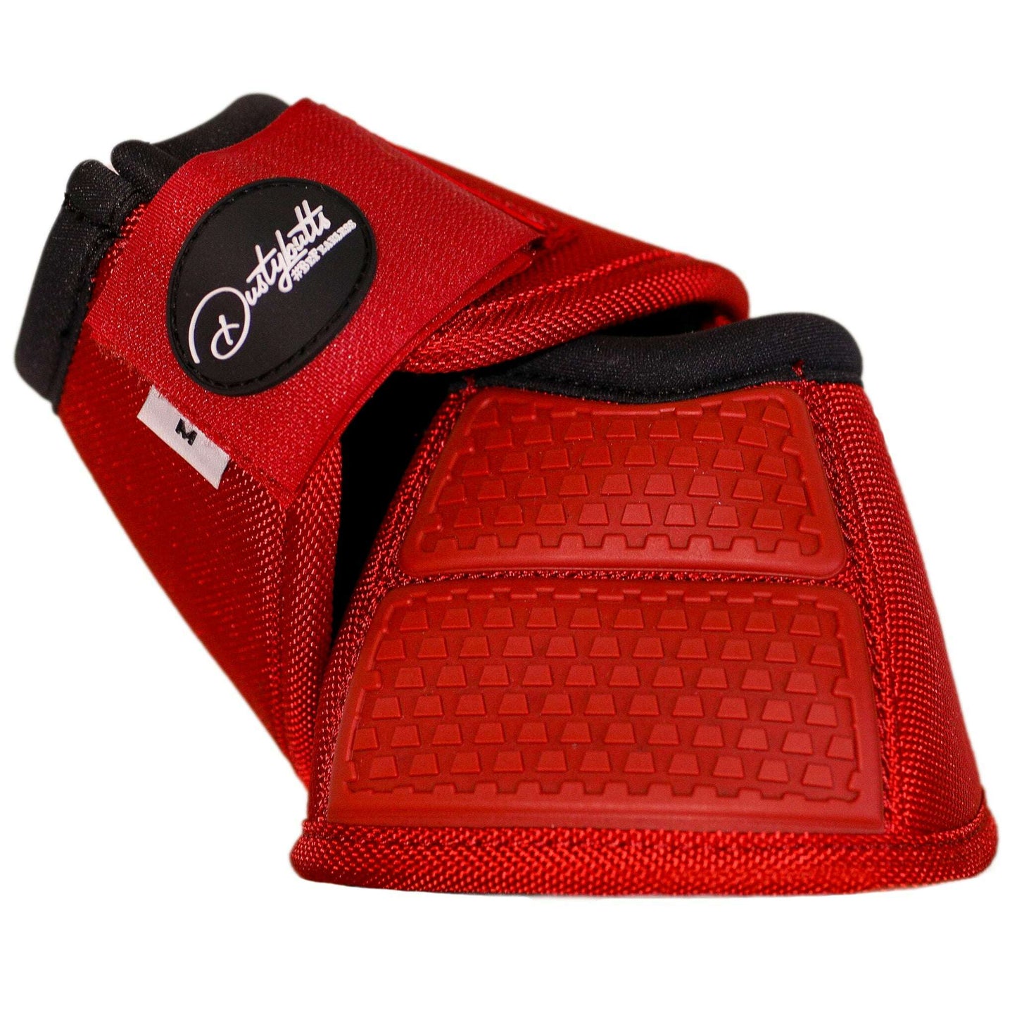 Dustybutts Equistride No Turn Bell Boots // Red