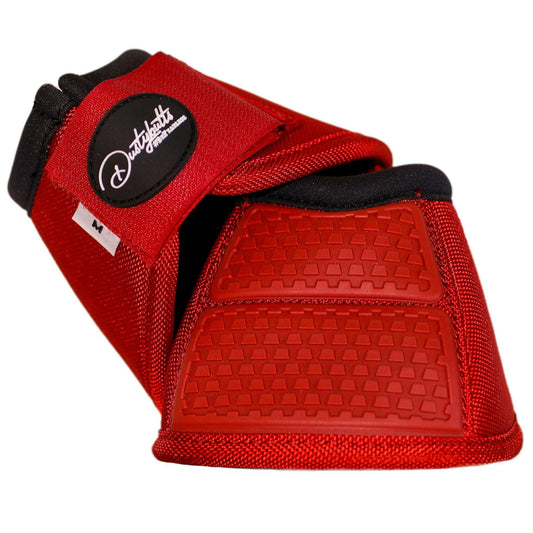 Dustybutts Equistride No Turn Bell Boots // Red
