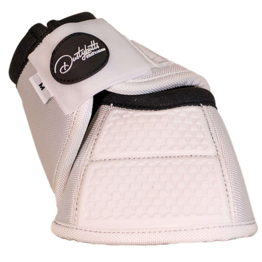 Dustybutts Equistride No Turn Bell Boots // White