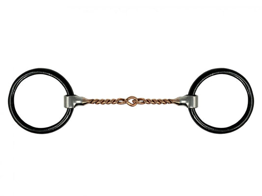 Weighted Loose Ring Snaffle With Copper Mouthpiece
