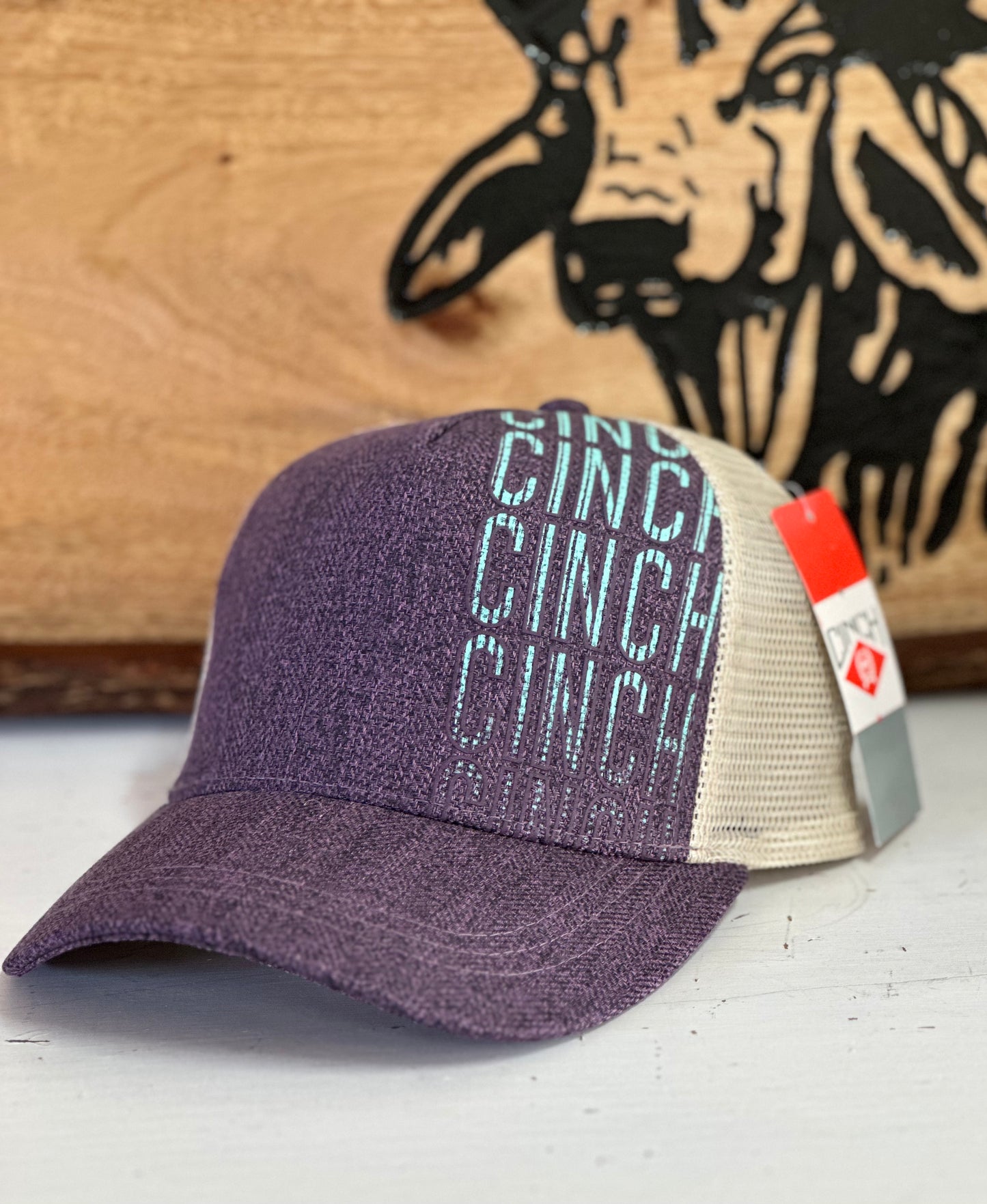 Cinch Purple Truckers Cap