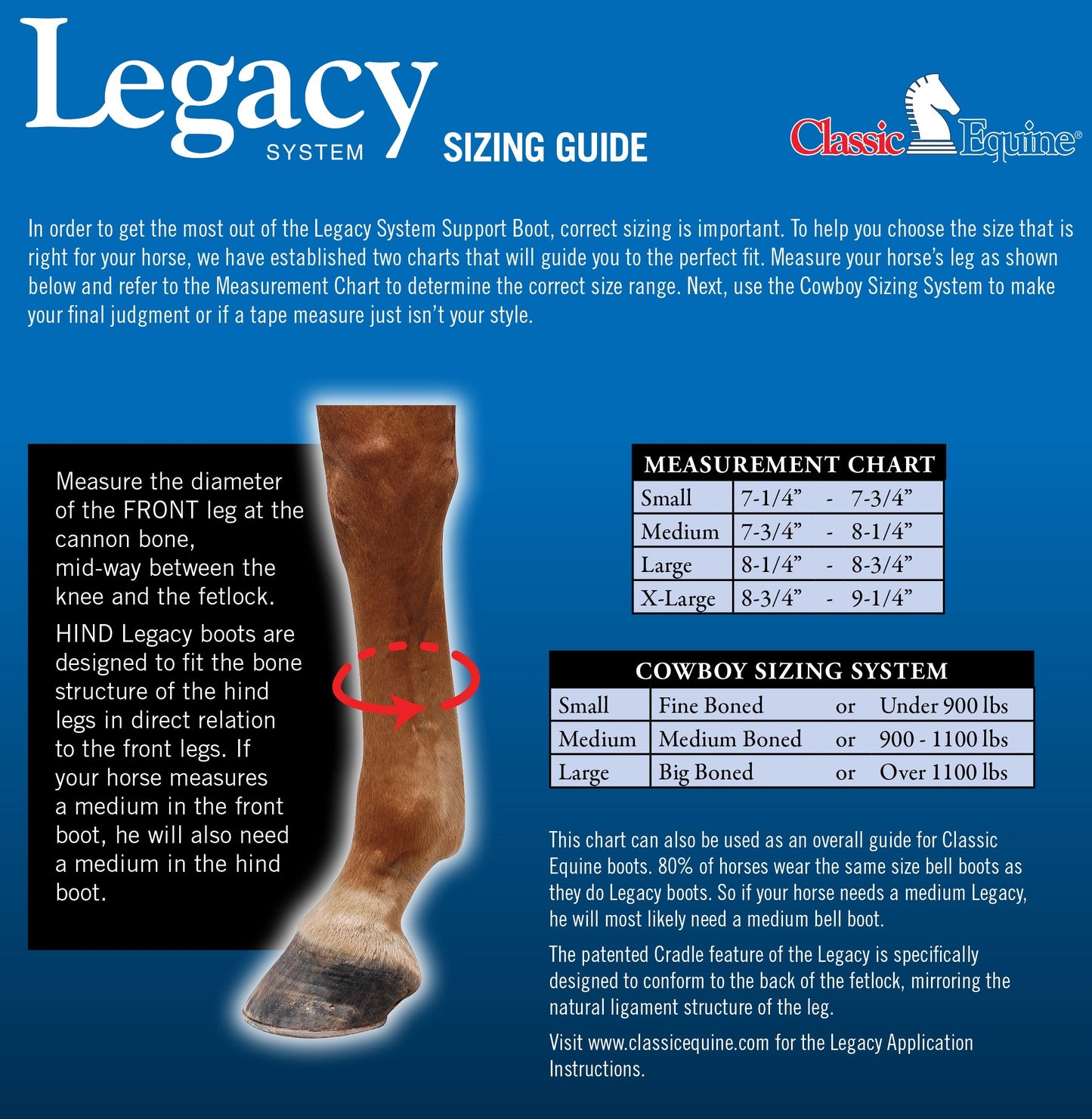Classic Equine Legacy 2 boots - Blue