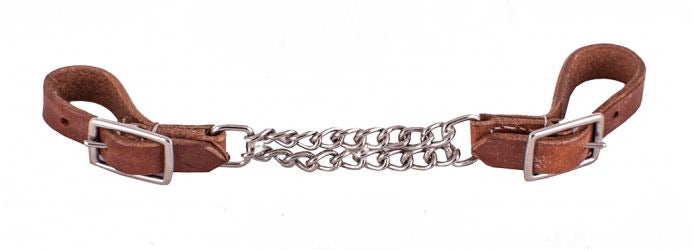 Leather Adjustable Curb Chain