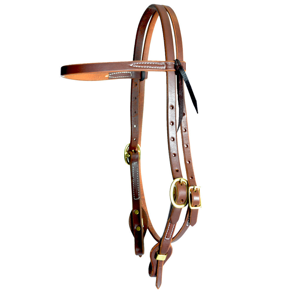 Harness Leather Quick Change Bridle - Heavy Oil