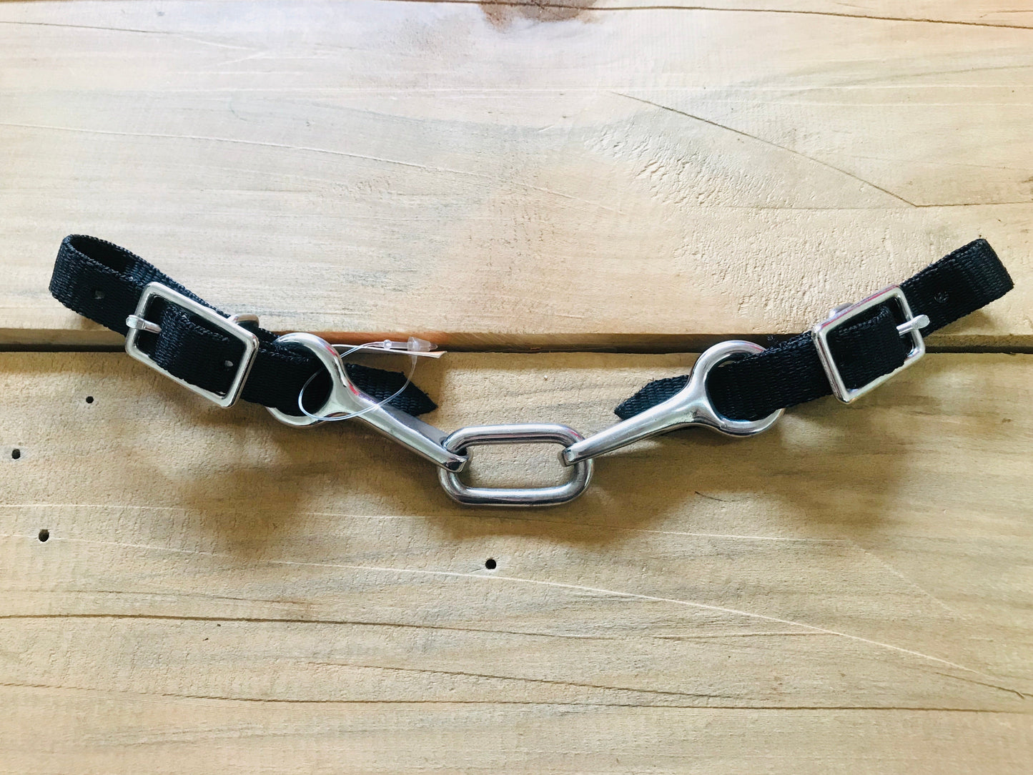 Nylon Curb Strap With Stainless Steel Links